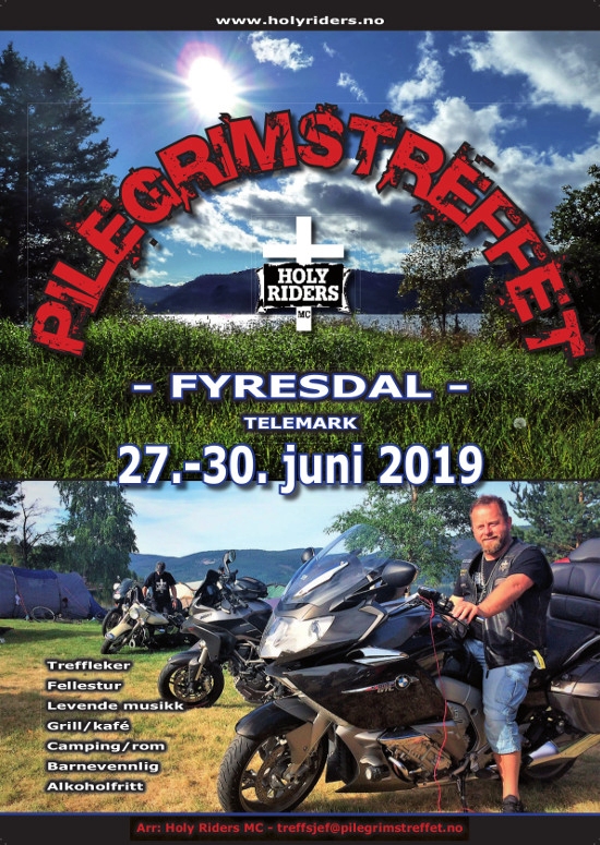 Pilegrimstreffet 2019 Fyresdal 27-30. Juni